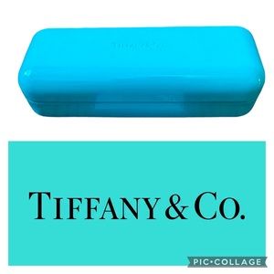 Authentic Tiffany & Co Glasses Case with new wipe Cloth - never used